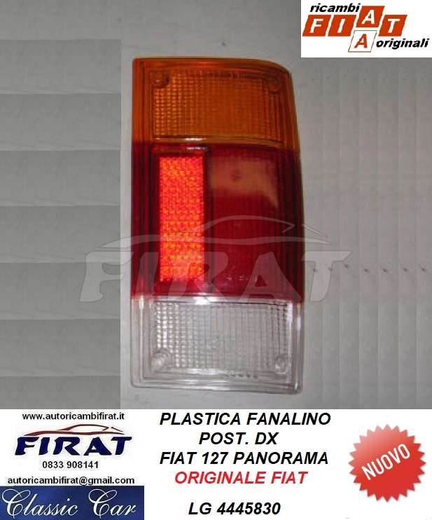 PLASTICA FANALINO FIAT 127 PANORAMA POST.DX